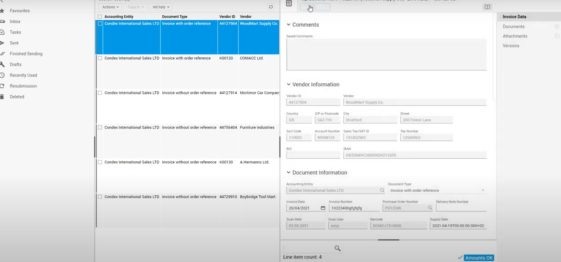 screenshot of easy archive